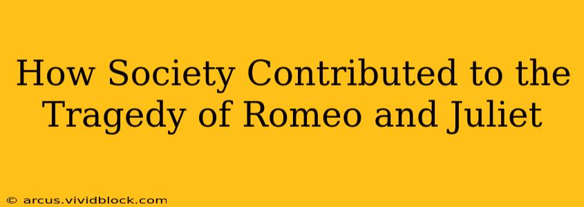 How Society Contributed to the Tragedy of Romeo and Juliet